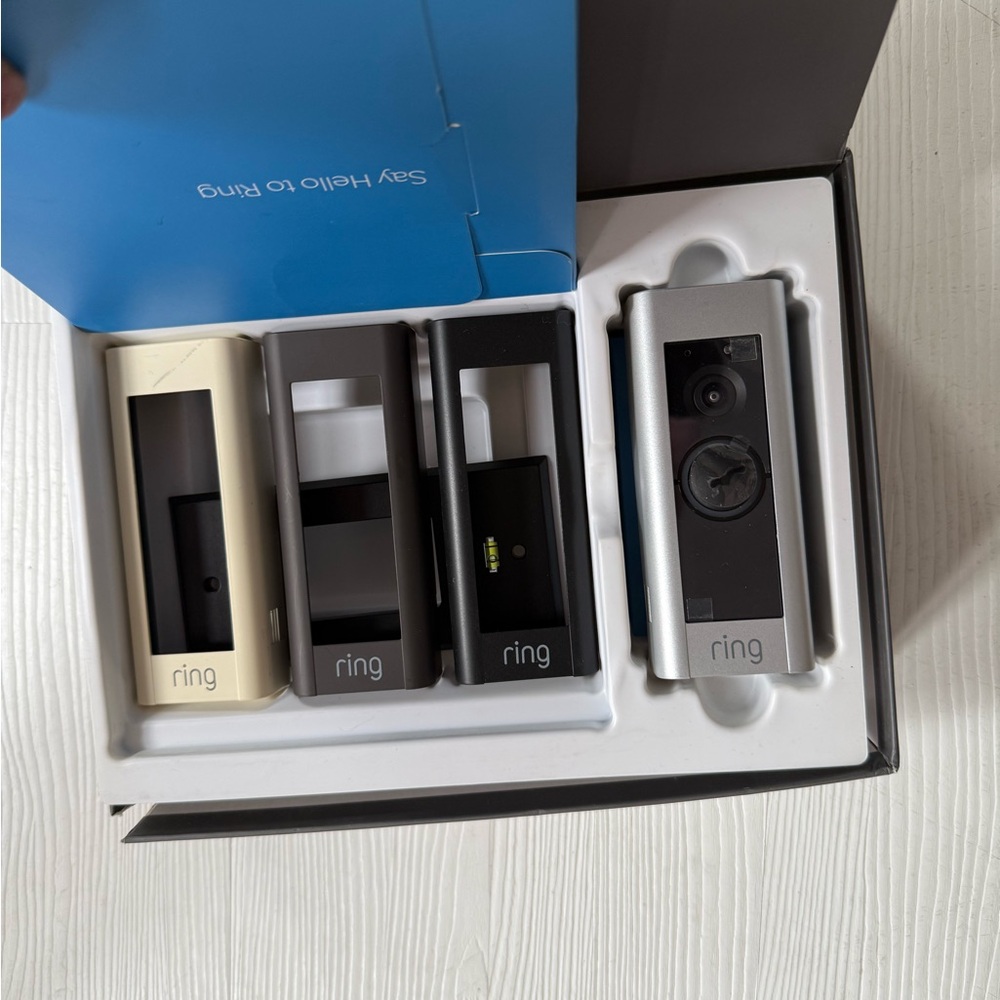 Ring Video Doorbell with Interchangeable Faceplates